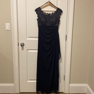 XSCAPE- Midnight Blue Gown